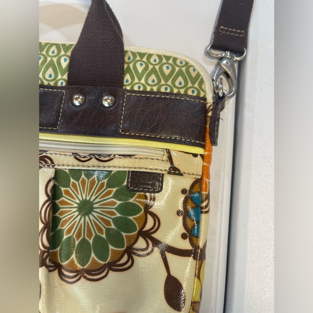 Fossil Handbag, Keyper Printed Computer Bag Bin 3… - image 7